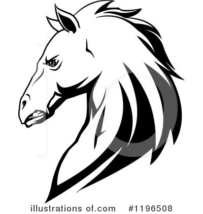 Royalty-Free (RF) Horse Clipart Illustration by Vector Tradition SM - Stock Sample #1196508