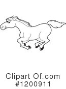 Horse Clipart #1200911 by Lal Perera