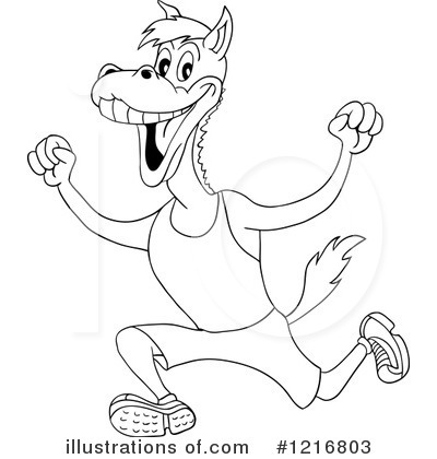Running Clipart #1216803 by LaffToon