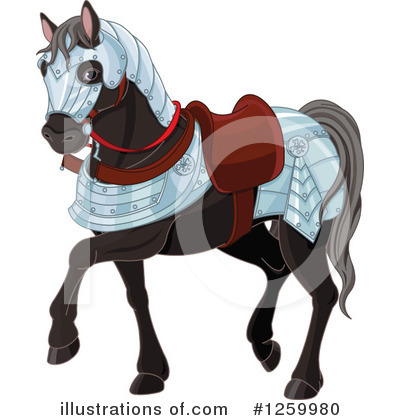 Royalty-Free (RF) Horse Clipart Illustration by Pushkin - Stock Sample #1259980