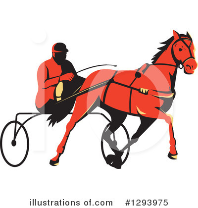 Horse Race Clipart #1293975 by patrimonio