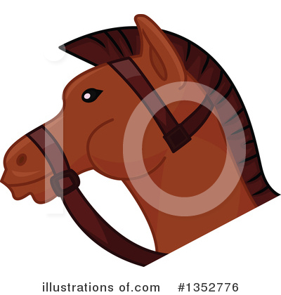 Royalty-Free (RF) Horse Clipart Illustration by BNP Design Studio - Stock Sample #1352776