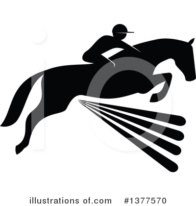 Jockey Clipart #1377570 by Vector Tradition SM