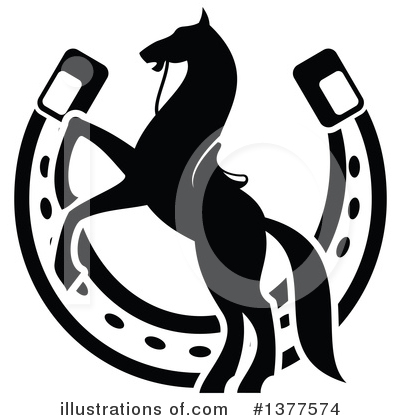 Equestrian Clipart #1377574 by Vector Tradition SM