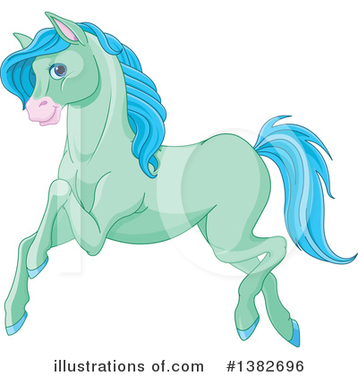 Royalty-Free (RF) Horse Clipart Illustration by Pushkin - Stock Sample #1382696