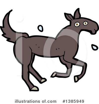 Royalty-Free (RF) Horse Clipart Illustration by lineartestpilot - Stock Sample #1385949