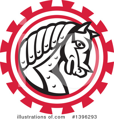 Royalty-Free (RF) Horse Clipart Illustration by patrimonio - Stock Sample #1396293