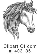 Horse Clipart #1403136 by Vector Tradition SM