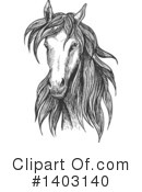 Horse Clipart #1403140 by Vector Tradition SM