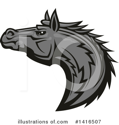 Royalty-Free (RF) Horse Clipart Illustration by Vector Tradition SM - Stock Sample #1416507