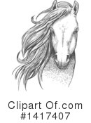 Horse Clipart #1417407 by Vector Tradition SM