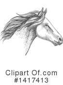 Horse Clipart #1417413 by Vector Tradition SM