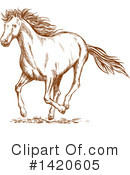 Horse Clipart #1420605 by Vector Tradition SM