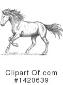 Horse Clipart #1420639 by Vector Tradition SM