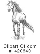 Horse Clipart #1420640 by Vector Tradition SM