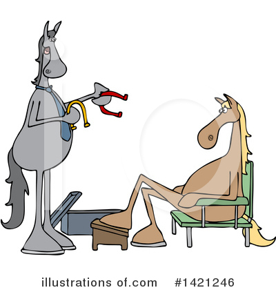 Royalty-Free (RF) Horse Clipart Illustration by djart - Stock Sample #1421246