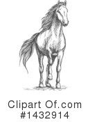 Horse Clipart #1432914 by Vector Tradition SM
