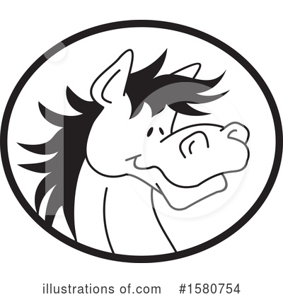 Horse Clipart #1580754 by Johnny Sajem