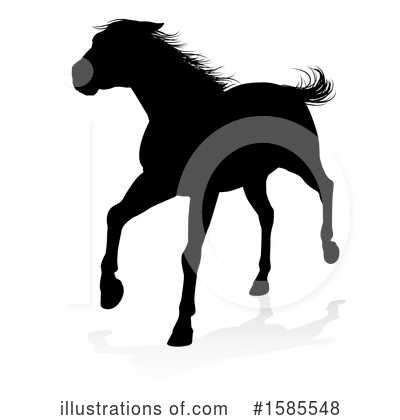 Royalty-Free (RF) Horse Clipart Illustration by AtStockIllustration - Stock Sample #1585548