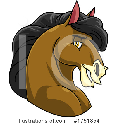 Horses Clipart #1751854 by Hit Toon