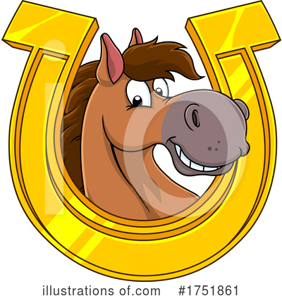 Horse Shoe Clipart #1751861 by Hit Toon