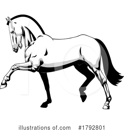 Horses Clipart #1792801 by Hit Toon