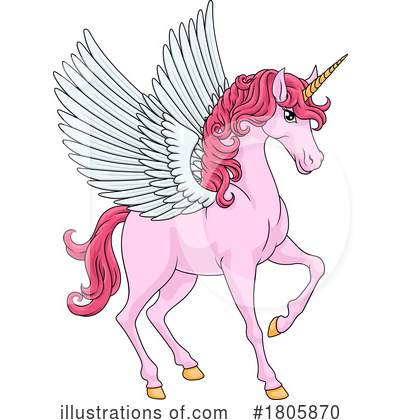 Pegasus Clipart #1805870 by AtStockIllustration