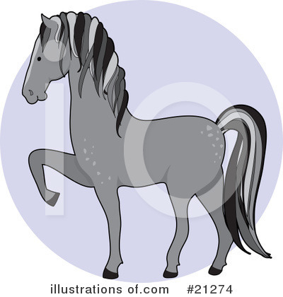 Royalty-Free (RF) Horse Clipart Illustration by Maria Bell - Stock Sample #21274