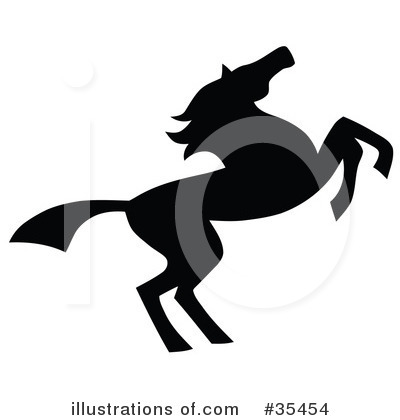 Royalty-Free (RF) Horse Clipart Illustration by C Charley-Franzwa - Stock Sample #35454