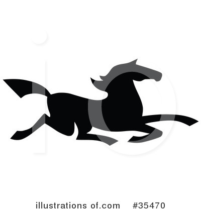 Royalty-Free (RF) Horse Clipart Illustration by C Charley-Franzwa - Stock Sample #35470