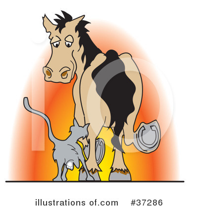 Royalty-Free (RF) Horse Clipart Illustration by Andy Nortnik - Stock Sample #37286