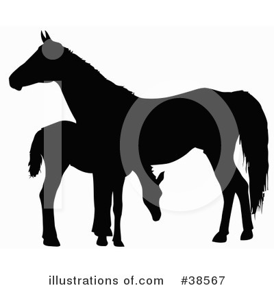 Royalty-Free (RF) Horse Clipart Illustration by dero - Stock Sample #38567
