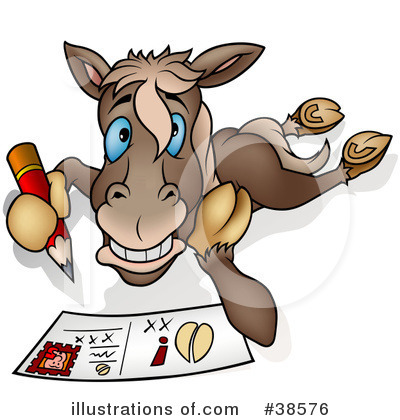 Royalty-Free (RF) Horse Clipart Illustration by dero - Stock Sample #38576