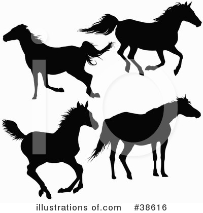 Royalty-Free (RF) Horse Clipart Illustration by dero - Stock Sample #38616