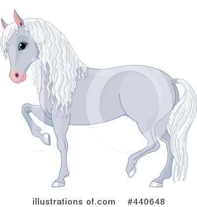 Royalty-Free (RF) Horse Clipart Illustration by Pushkin - Stock Sample #440648