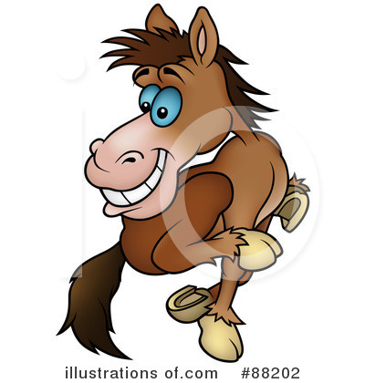 Royalty-Free (RF) Horse Clipart Illustration by dero - Stock Sample #88202