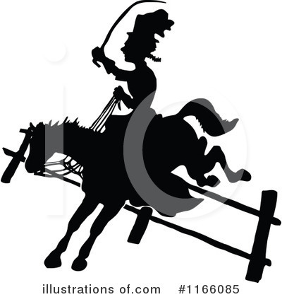 Royalty-Free (RF) Horseback Clipart Illustration by Prawny Vintage - Stock Sample #1166085
