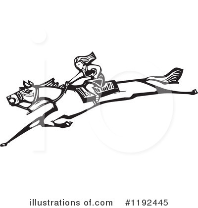 Royalty-Free (RF) Horseback Clipart Illustration by xunantunich - Stock Sample #1192445