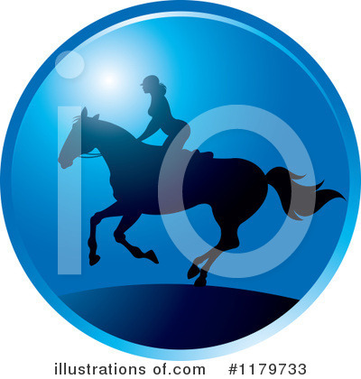 Horseback Riding Clipart #1179733 by Lal Perera