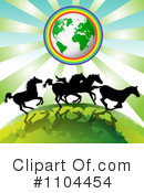 Horses Clipart #1104454 by merlinul