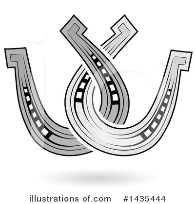 Royalty-Free (RF) Horseshoe Clipart Illustration by cidepix - Stock Sample #1435444