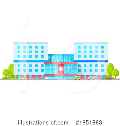 Hospital Clipart #1651863 by Vector Tradition SM