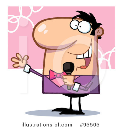 Royalty-Free (RF) Host Clipart Illustration by Hit Toon - Stock Sample #95505