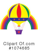 Hot Air Balloon Clipart #1074685 by Pams Clipart