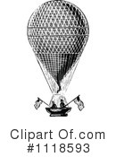 Hot Air Balloon Clipart #1118593 by Prawny Vintage