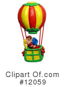 Hot Air Balloon Clipart #12059 by Amy Vangsgard