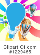 Hot Air Balloon Clipart #1229465 by merlinul