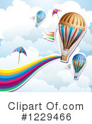 Hot Air Balloon Clipart #1229466 by merlinul
