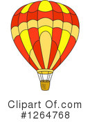 Hot Air Balloon Clipart #1264768 by Vector Tradition SM