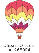 Hot Air Balloon Clipart #1265924 by Vector Tradition SM